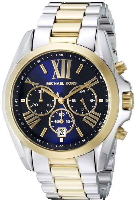 michael kors two tone mens watches|Michael Kors bradshaw 2.